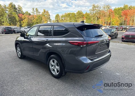 2023 Toyota Highlander Le из США, поврежденный, VIN 5TDKDRAHXPS500647